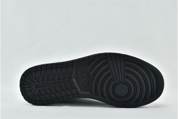 Air Jordan 1 Mid Grey Aqua 554724 063 Womens And Mens Shoes